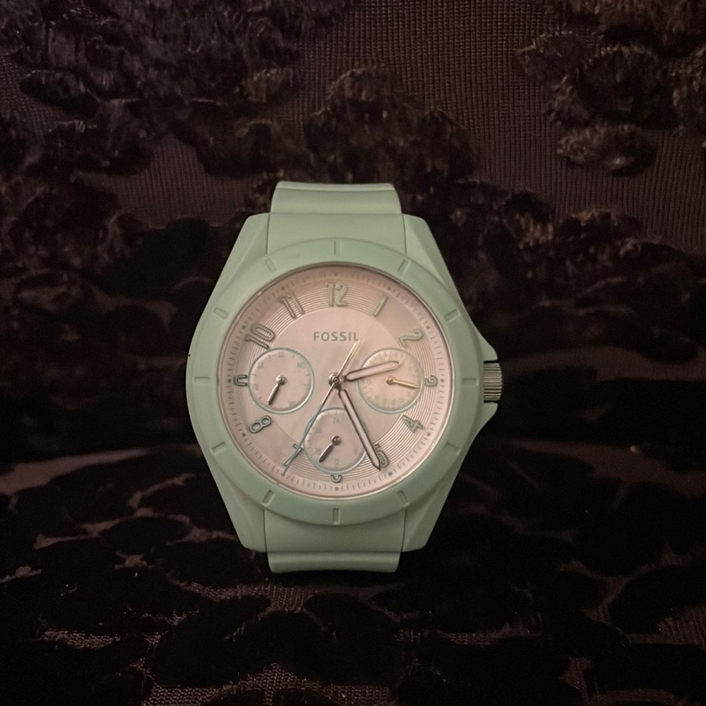 Seafoam  Fossil Watch